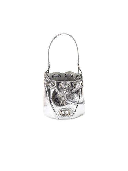 Glamour Small Bea Bucket Shiny - Silver