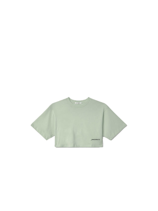 T-shirt Corta Mezza Manica Jersey - Verde Aloe