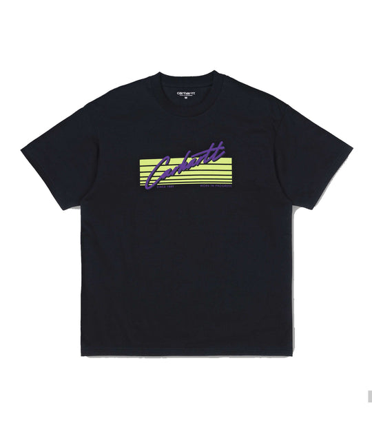 S/S Horizon Script T-shirt - Black