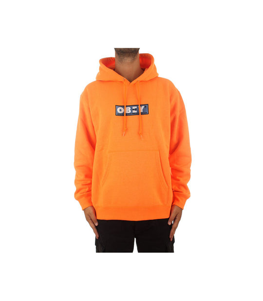 Obey Subvert Hood Fleece - Saftey Orange