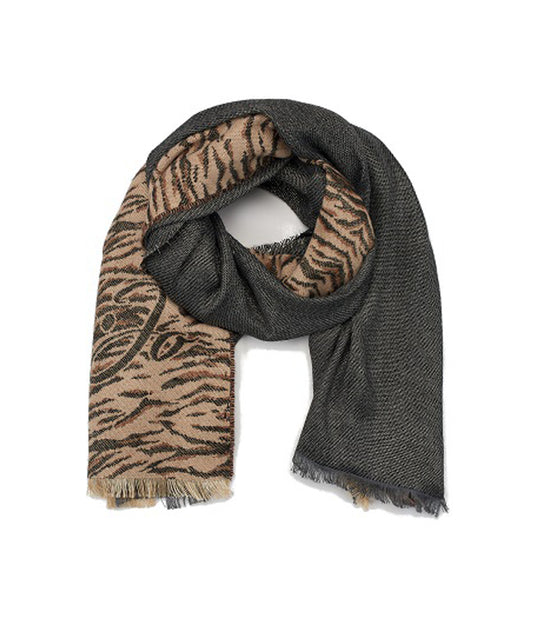 Stola Animalier Lurex - Nero Tiger