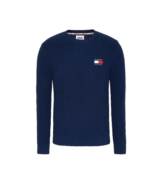 Tjm Tommy Badge Sweater - Navy