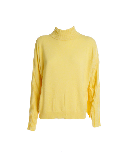 Lupetto Collo E Man. Coste - Banana