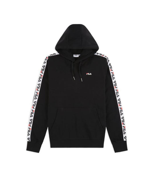 Men David Taped Hoody - Black