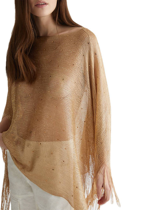 Cappa Rete Con Stones - Gold