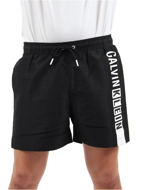 Medium Drawstring Graphic - Black