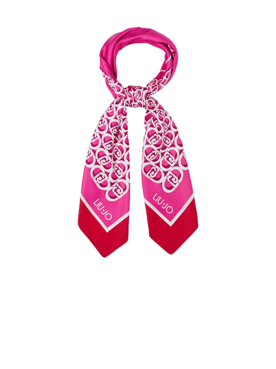 Ecs Foulard Logo Rete 90x90 - Fuxia