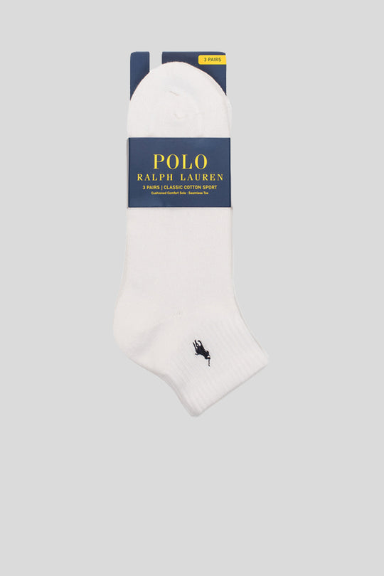 Quarter Socks 3 Pack - White