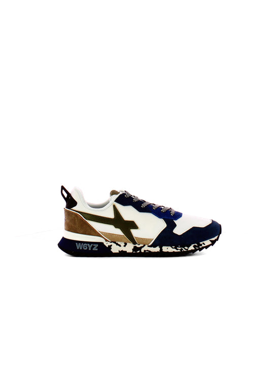 Jet M Suede Textile St Marble Sole - Bluette White Militare