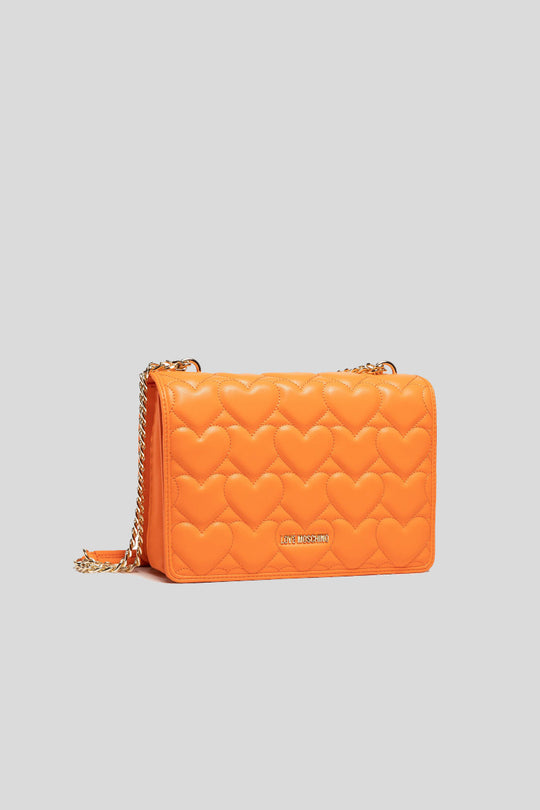 Borsa Quilted Pu - Arancio