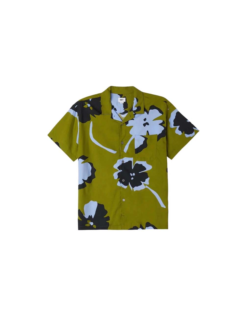 Paper Cuts Woven - Moss Green Multi — 1