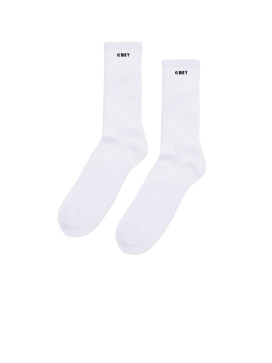 Obey Bold Socks - White
