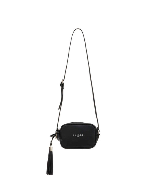 Mini Tracolla Con Logo - Nero