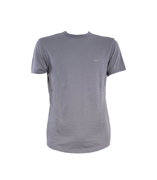 T-shirt Round Solid - Cenere