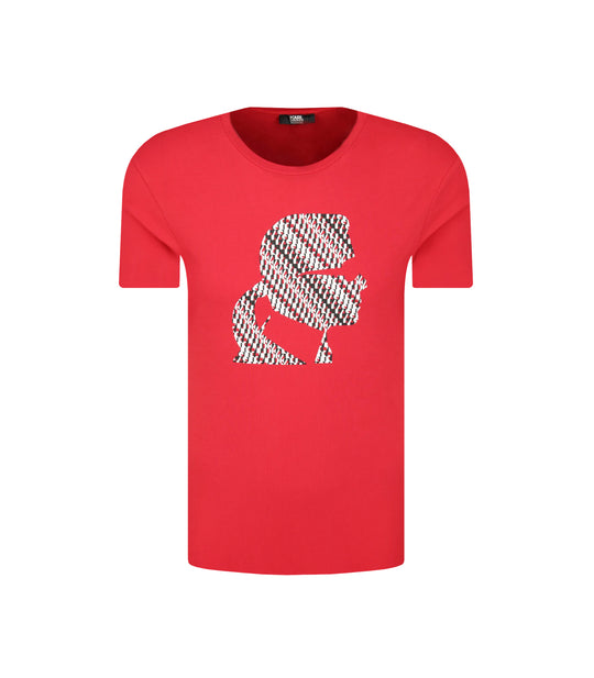 T-Shirt Graphic Font - Red/Black