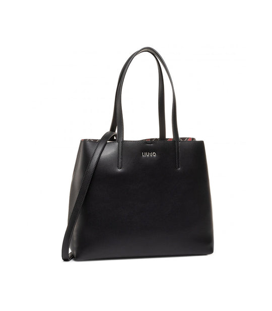 L Satchel - Nero/Bouche