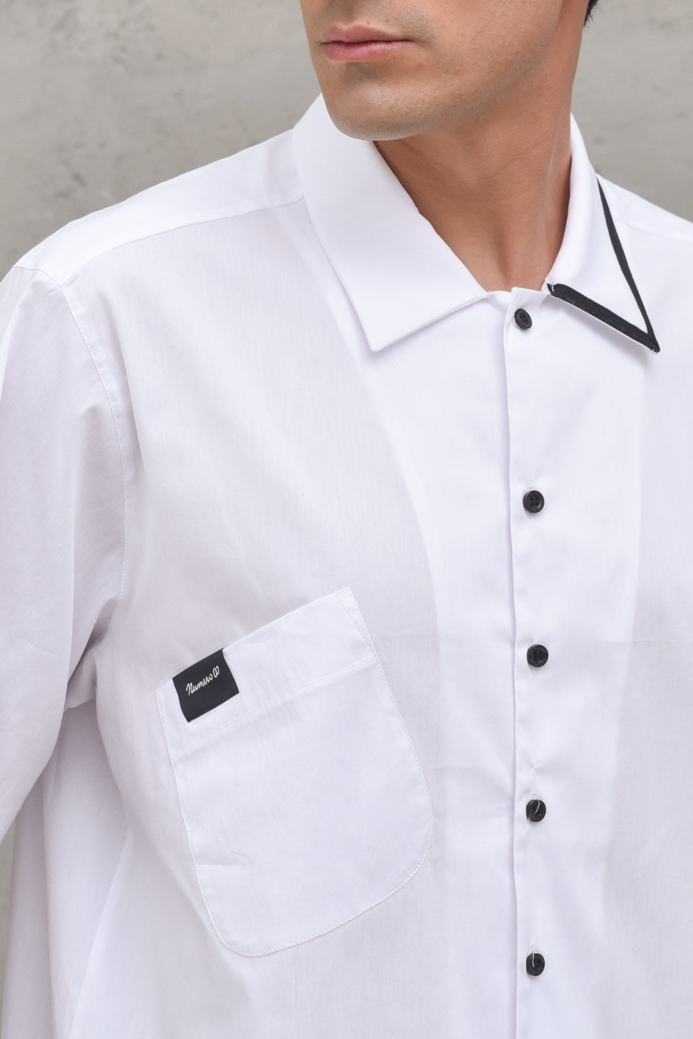Over Pop Shirt - White — 2