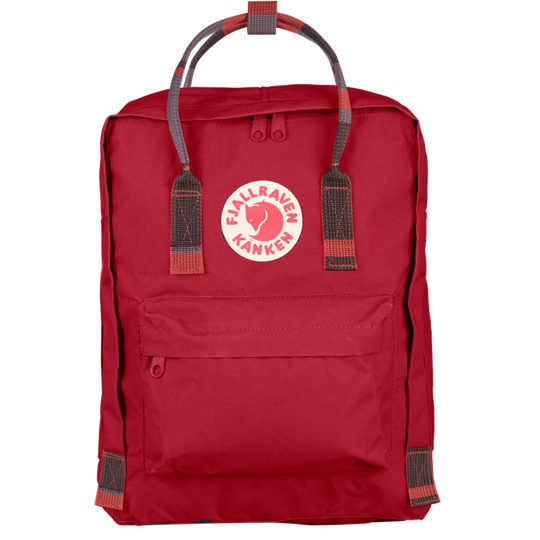 kanken - Deep Red/Random Blocked