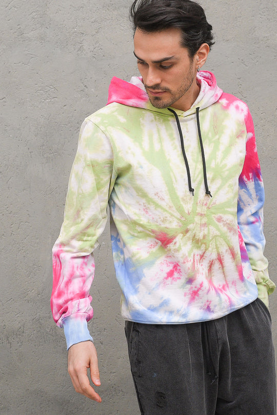 Tie Dye Hooded - Shock