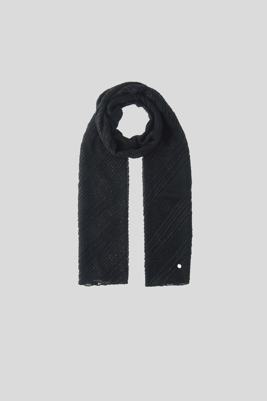 Stola Plisse Punto - Nero