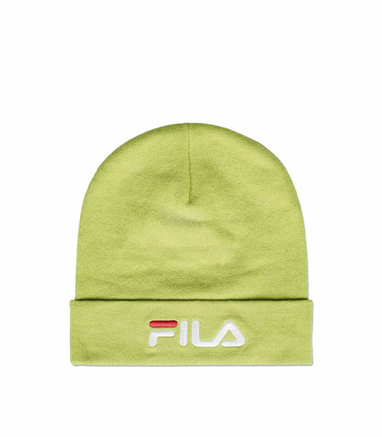 Unisex Slouchy Beanie Leniar Logo - Acid Lime