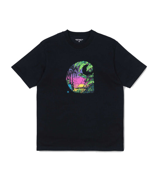 S/S Sunset C T-shirt - Black