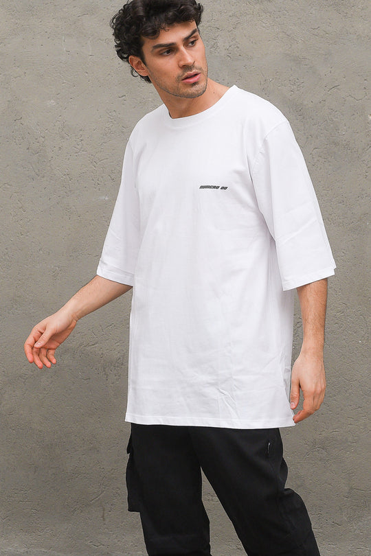 Print Tee - White