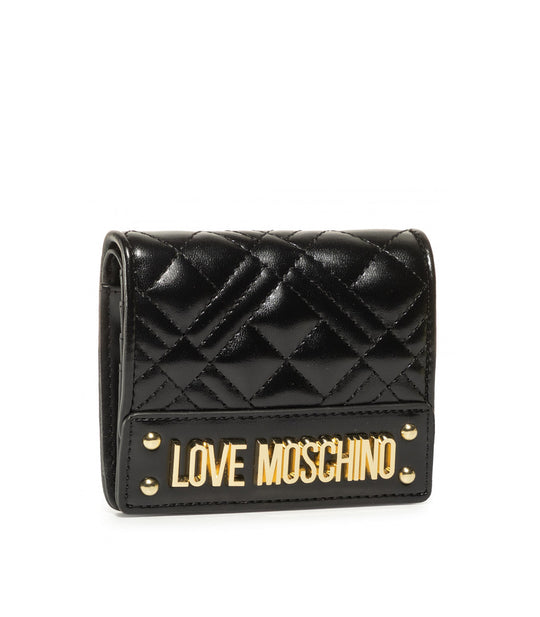 Portafogli Quilted Nappa Pu - Nero