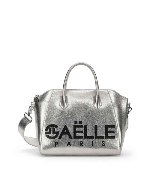 Bauletto Con Logo - Argento