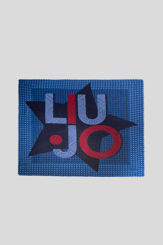 Ecs Foulard 120x120 Stars - Oltremare