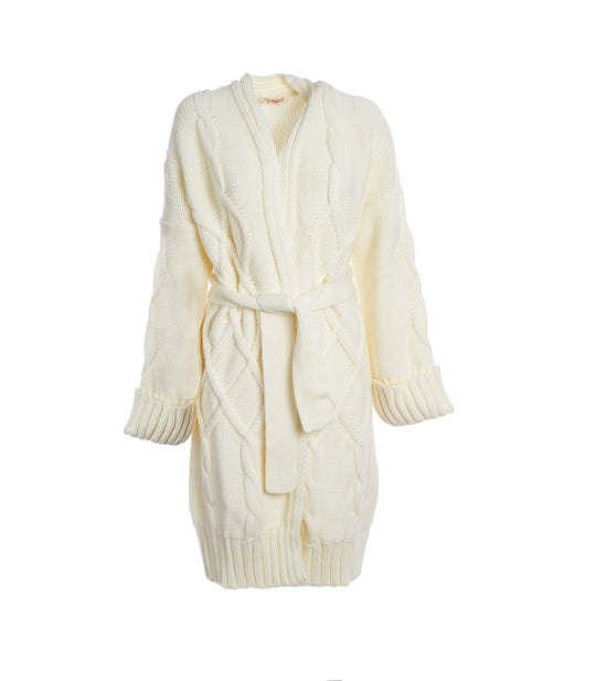 Cappotto Losanghe - Panna