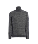 Turtle Neck Fleece Knit - Cement
