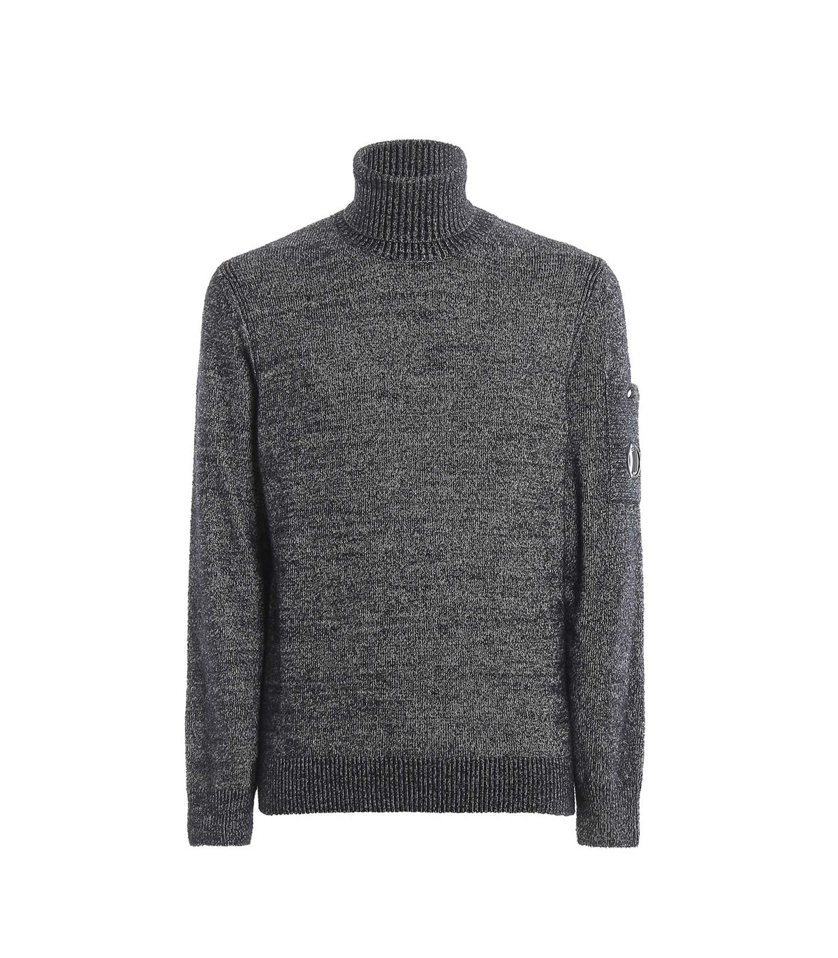 Turtle Neck Fleece Knit - Cement — 1