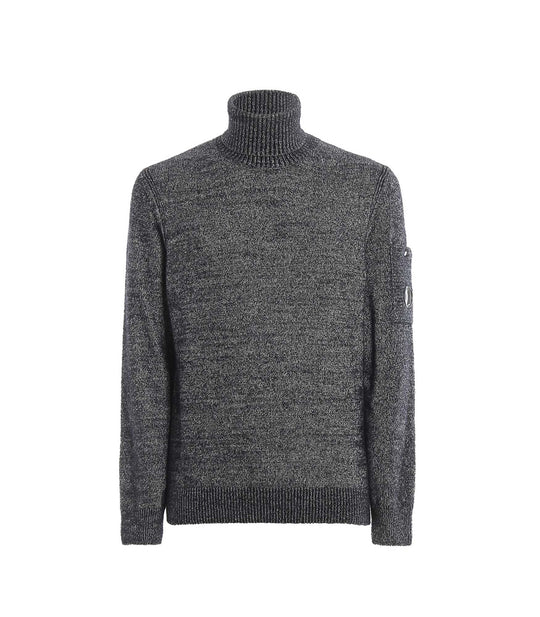 Turtle Neck Fleece Knit - Cement
