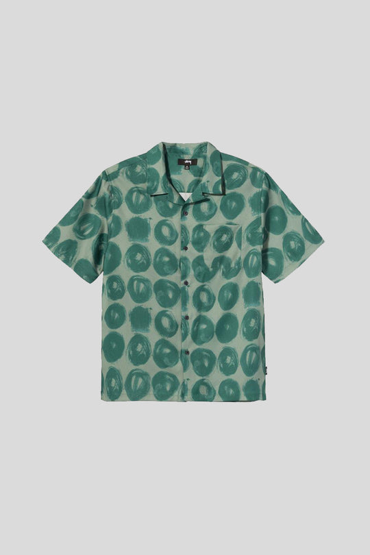 Hand Drawn Dot Shirt - Green