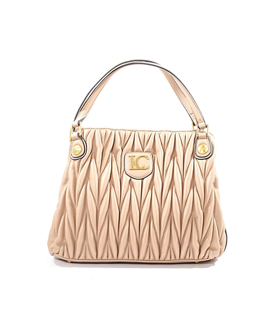 Olympia Boston Bag Bottalato - Beige