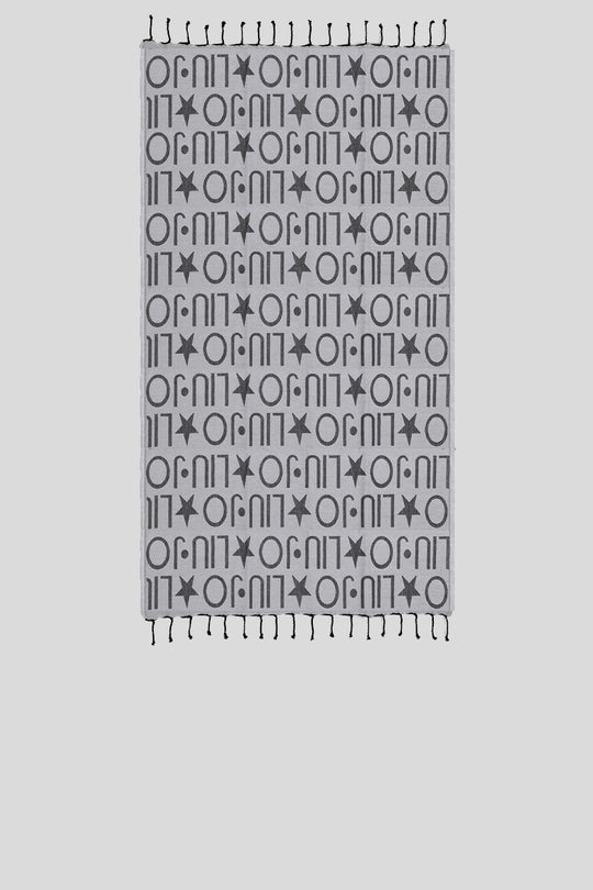 Telo Stampa Monogram Liu Jo - Bianco Nero