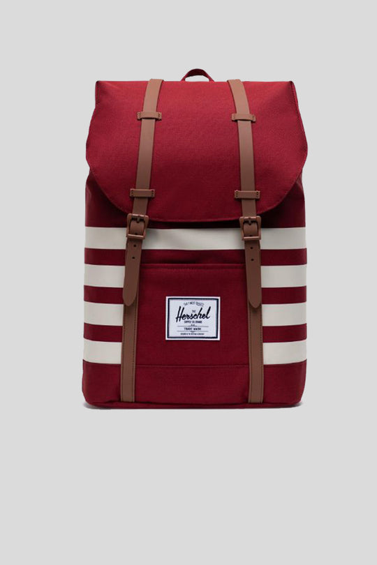 Retreat - Rhubarb Birch Stripe  17"(H) x 12"(W) x 6"(D), 19.5L