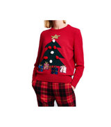Pull Xmas Albero Paillettes - Rosso