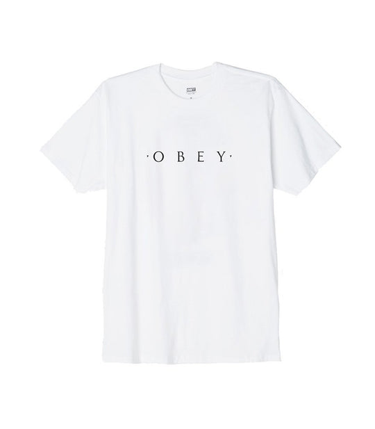 Novel Obey Basic Tees - White