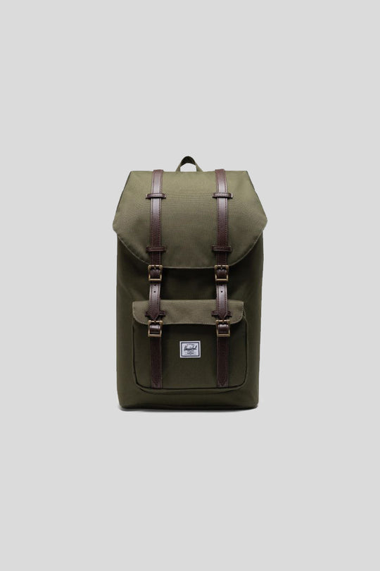HERSCHEL LITTLE AMERICA IVY GREEN/CHICORY COFFEE