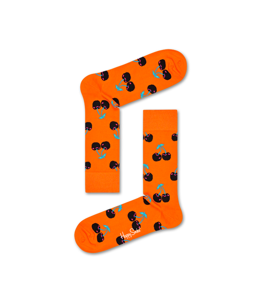 Cherry Socks - Orange