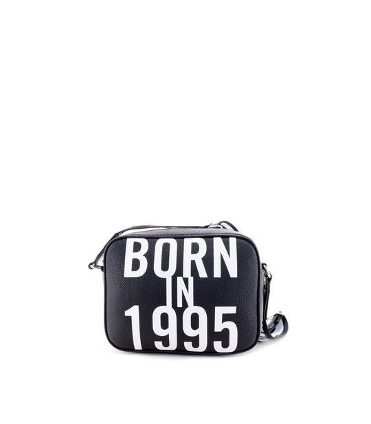 Borsa a tracolla Liu Jo BORN 1995 AA0301 E0002 NERO + T-Shirt T.U.