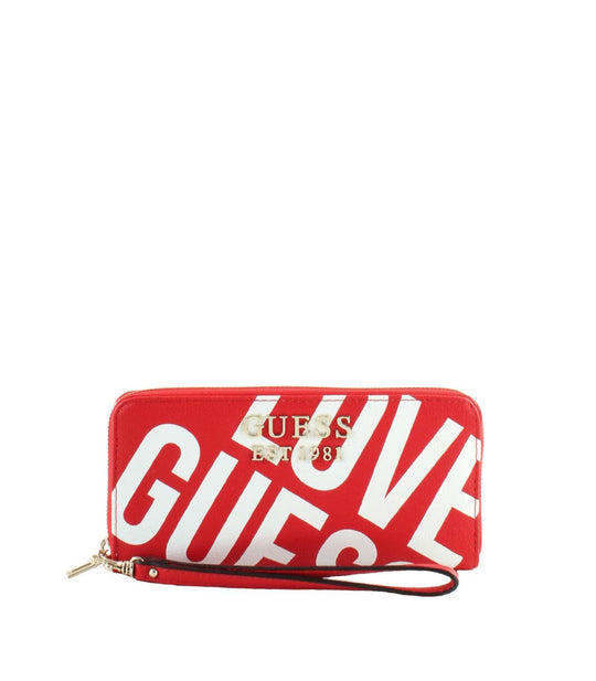Michy Slg Large Zip Around - Red Multi