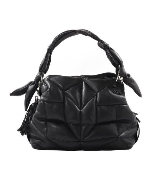 Stich&Spun Soft Shopper Ecopelle - Black