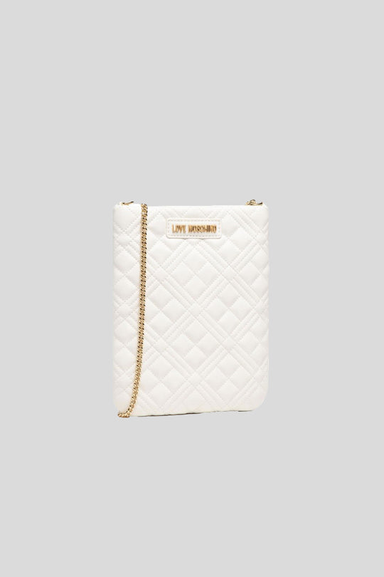 Borsa Quilted Nappa Pu - Bianco