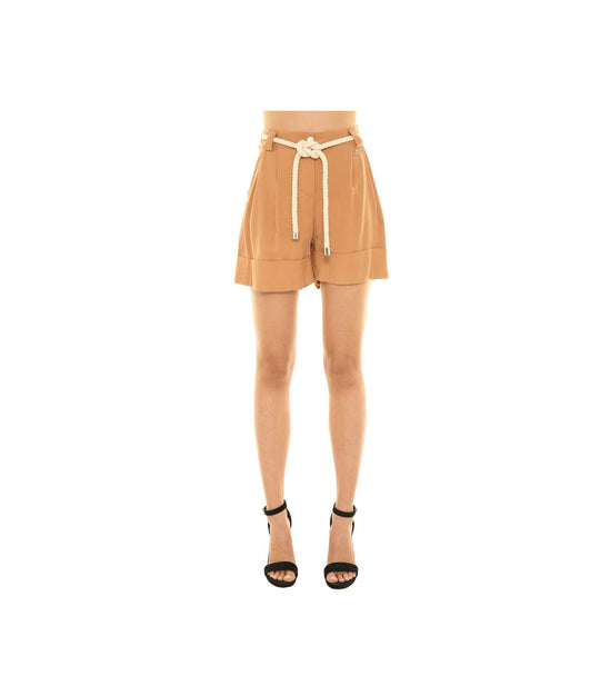 Short Con Risvolto - Cognac