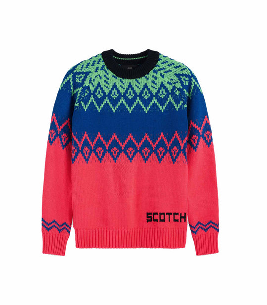 Monsanto Pull In Mixed Patterns And Structured Knit