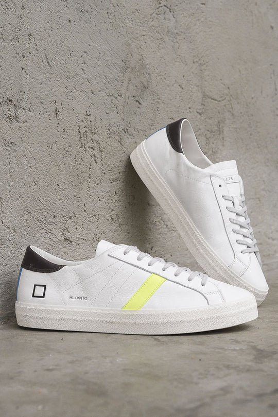 Hill Low Vintage Calf - White/Yellow