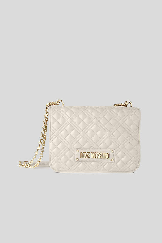 Borsa Quilted Nappa Pu - Avorio